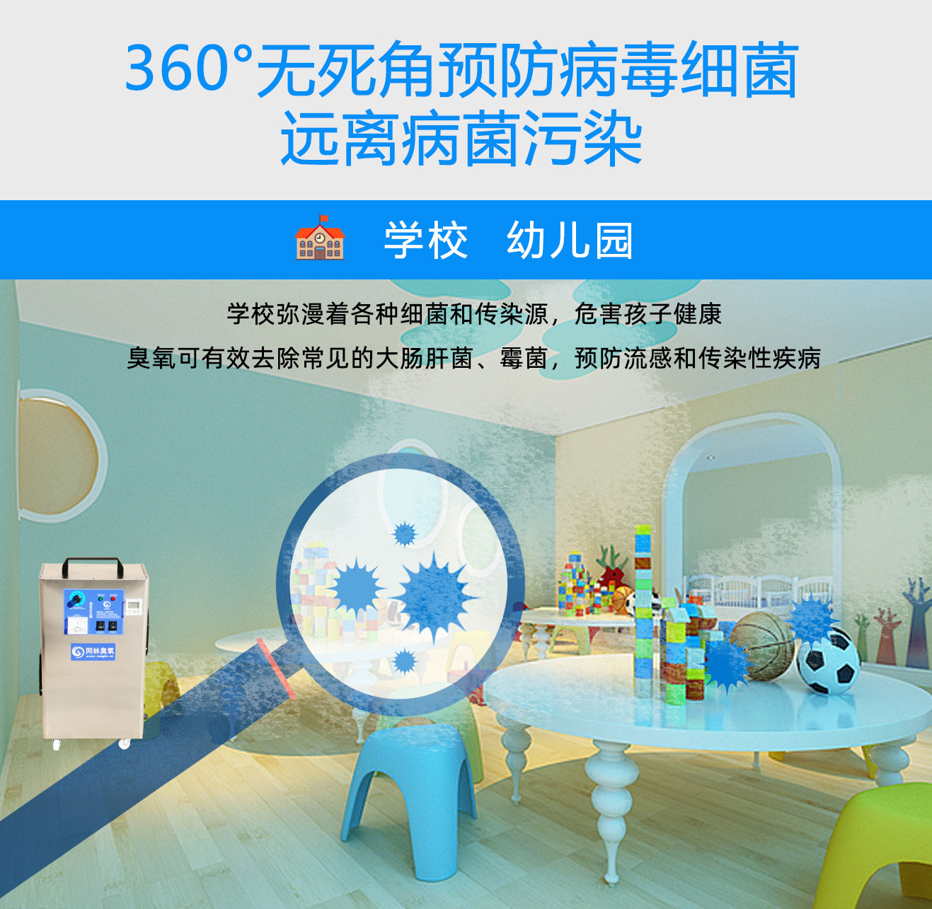 學(xué)校，酒店移動式臭氧消毒機(圖3)